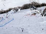 Vista dalla pista Karjoch su Obere Böden e Grünboden