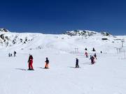 Piste sopra la stazione intermedia presso Madrisa-Park