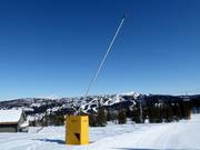 Lancia da neve a Kvitfjell