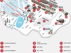 Mappa delle piste Yurmanka