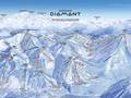 Mappa delle piste Espace Diamant - Les Saisies/Notre-Dame-de-Bellecombe/Praz sur Arly/Flumet/Crest-Voland