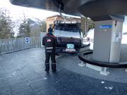 Alla stazione a valle è presente il personale cordiale.