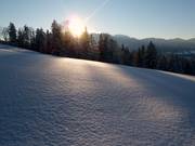 Neve fresca sulla pista Reiserhang