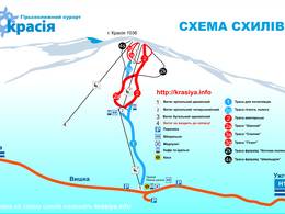 Mappa delle piste Krasiya
