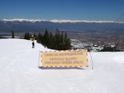 Avviso di pista difficile