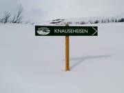 Segnaletica delle piste a Beitostølen