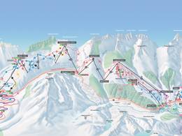 Mappa delle piste Andermatt/Oberalp/Sedrun