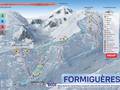 Mappa delle piste Formiguères