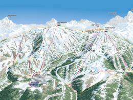 Mappa delle piste Grand Targhee