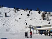 Fine della discesa da Chassoure a Tortin