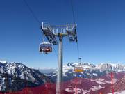 Valbona-Piavac - 4pers.| Seggiovia ad alta velocità (ad agganciamento automatico) con cupole di protezione