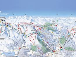 Mappa delle piste Parsenn (Davos Klosters)