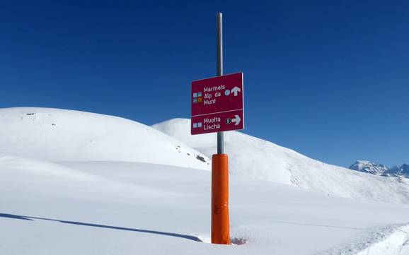 Val Müstair: Orientamento nei comprensori sciistici – Orientamento Minschuns - Val Müstair-Tschierv