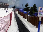 Uno dei tappeti mobili nella ski hall Ski Dubai