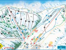 Mappa delle piste Sasquatch Mountain - Hemlock Valley