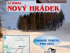 Mappa delle piste Nový Hrádek