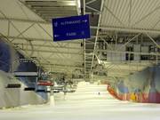 Tabellone informativo sulla pista da sci