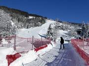 Discesa sud con ponte per sciatori (dal 2018)