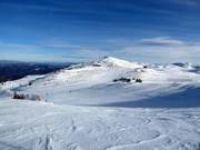 Vista sulla stazione a monte della seggiovia doppia