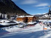 L'Hotel Bad Moos direttamente sulle piste
