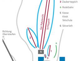 Mappa delle piste Sinswang (Oberstaufen)