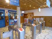 Accesso curato alla ski hall