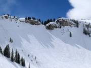 Ripida discesa presso la seggiovia Sugarloaf
