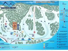 Mappa delle piste Skipark Racibor - Oravský Podzámok