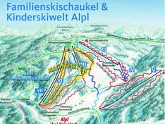 Mappa delle piste Alpl - Krieglach