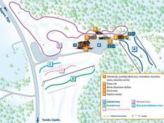 Mappa delle piste Reiņa trase - Kalnzaki