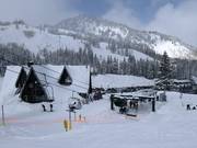 Gli impianti di risalita partono dal parcheggio.