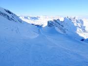 Piste del ghiacciaio sul Titlis