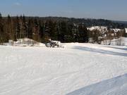 La pista facile nella parte inferiore