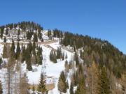 Vista sulla pista difficile Tre Sassi