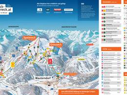 Mappa delle piste Grosseck/Speiereck - Mauterndorf/St. Michael