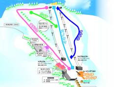 Mappa delle piste Ikawa Kainayama