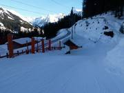 Discesa a valle verso Klosters