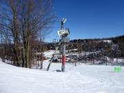 Cannone da neve nell’area sciistica Bromont