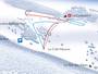Mappa delle piste Le Crêt-Meuron - Fontaines (Les Gollières)