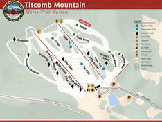 Mappa delle piste Titcomb Mountain