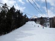 Le discese tra i boschi dominano a Furano