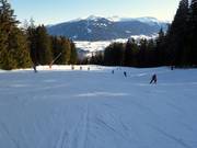 Facile discesa a valle verso Mutters