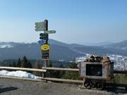 Vista dalla stazione intermedia su Bodenmais