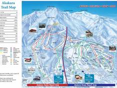 Mappa delle piste Myoko Akakura
