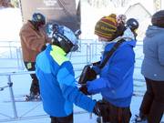 Controllo skipass molto cordiale