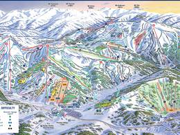 Mappa delle piste Perisher