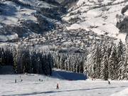 Wagrain si trova direttamente ai piedi degli impianti di risalita.