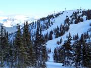 Vista sulle piste presso la seggiovia Eagle Ridge