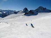 Uscita del tunnel sciistico al Tiefenbachferner