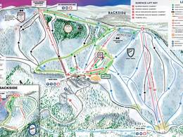 Mappa delle piste Sierra at Tahoe